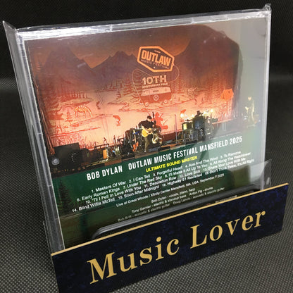 BOB DYLAN / OUTLAW MUSIC FESTIVAL MANSFIELD 2025 (1CDR)