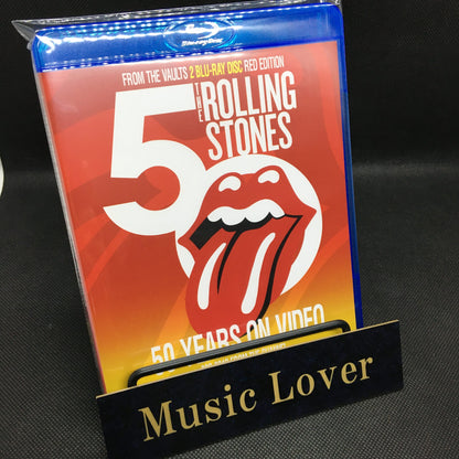 THE ROLLING STONES / 50 YEARS ON VIDEO RED BLU-RAY DISC EDITION (2BDR)