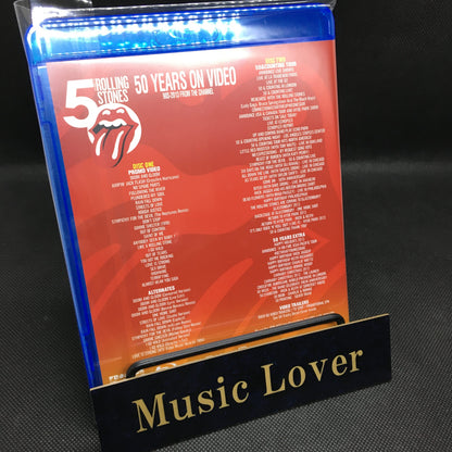 THE ROLLING STONES / 50 YEARS ON VIDEO RED BLU-RAY DISC EDITION (2BDR)