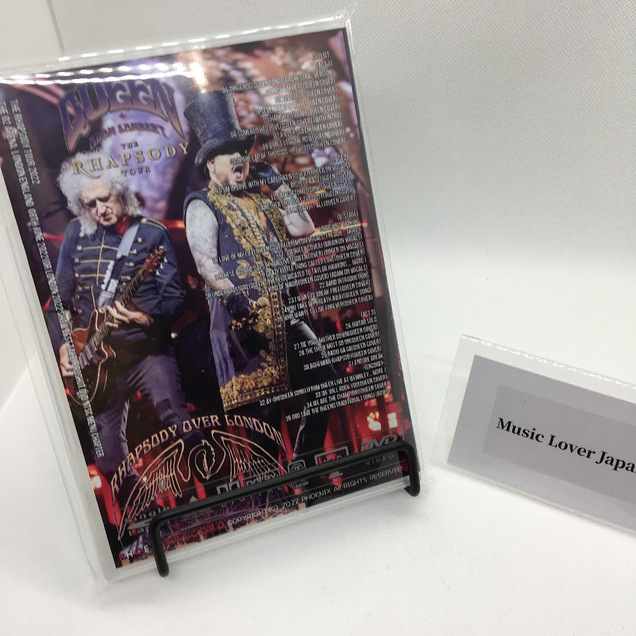 Queen + Adam Lambert / The Rhapsody Tour 2022 Pro-shot (1DVDR)