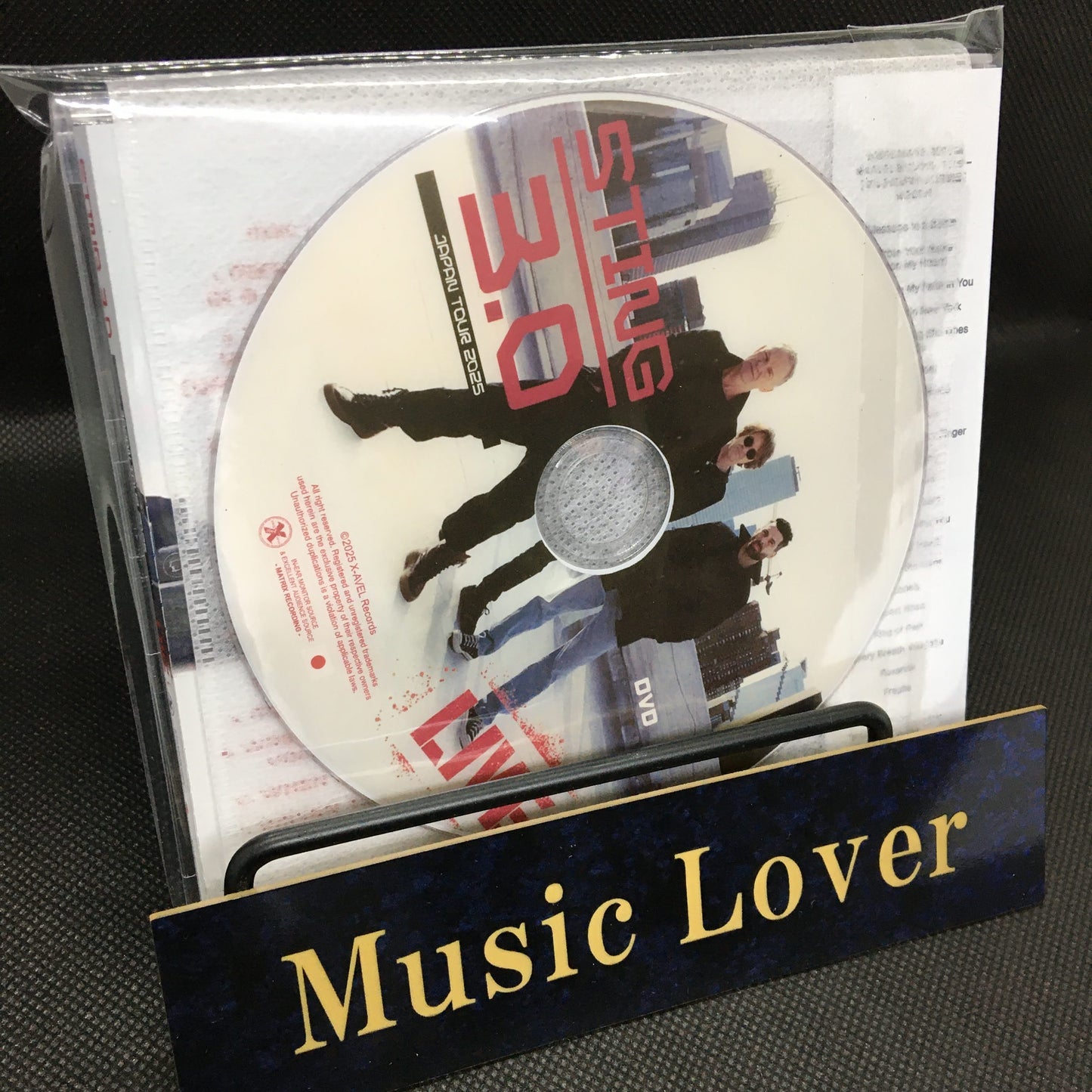 STING / LIVE! TOUR GIAPPONESE 2025 (2CDR+1DVDR)