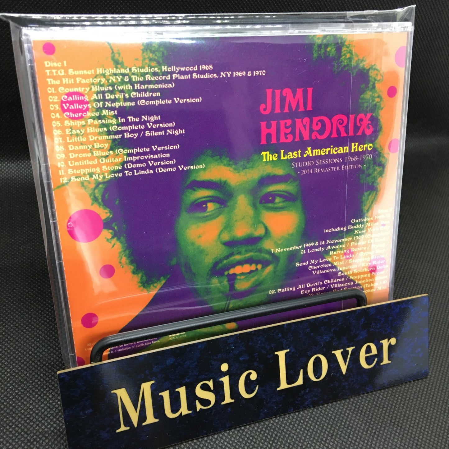 Jimi Hendrix / The Last American Hero Studio Sessions 1968-1970 (Remaster Edition) (2CDR)