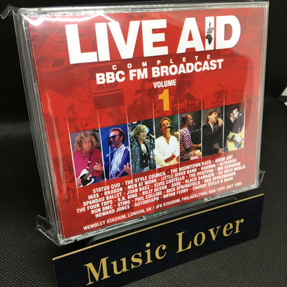 V.A.(STATUS QUO,STYLE COUNCIL,STING AND MORE) / LIVE AID COMPLETE BBC FM BROADCAST VOLUME 1 STEREO SOUNDBOARD (5CDR)