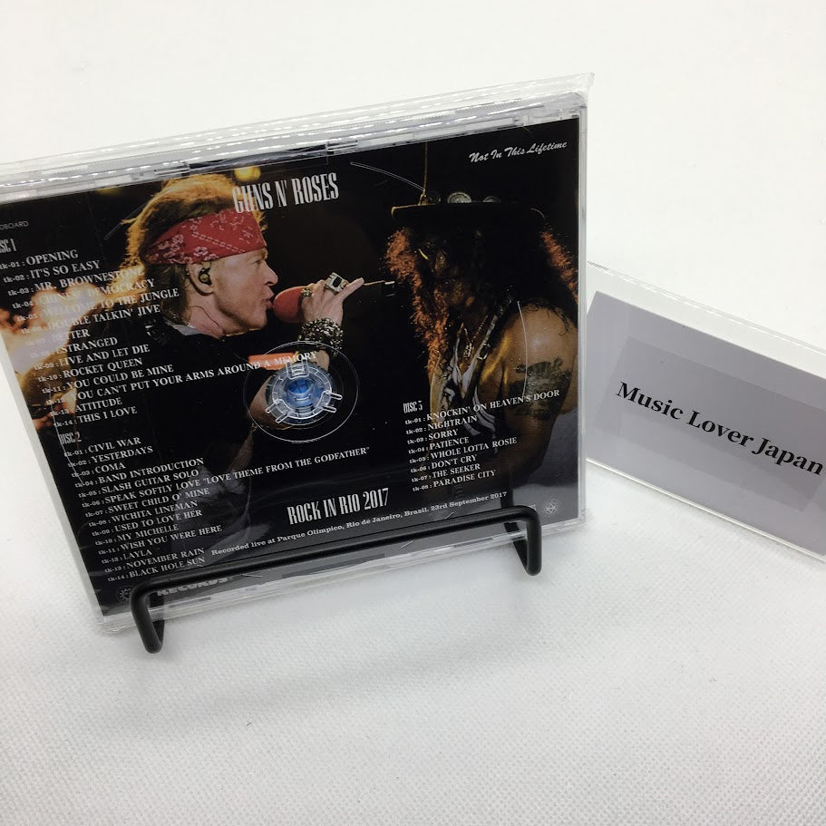 Guns 'N' Roses Rock In Rio 2017 Soundboard 3CD Moonchild