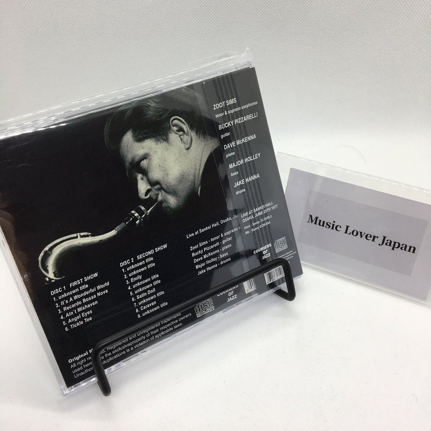ZOOT SIMS / Live at Sankei Hall 1977 (2CDR)