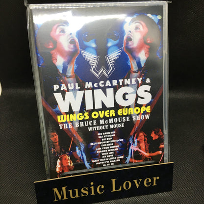 PAUL McCARTNEY & WINGS / WINGS OVER EUROPE THE BRUCE MCMOUSE SHOW WITHOUT MOUSE PRO SHOT (1DVDR)
