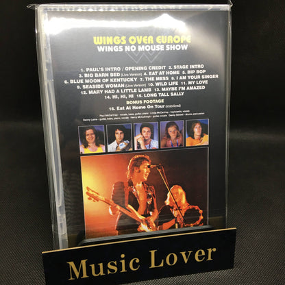 PAUL McCARTNEY & WINGS / WINGS OVER EUROPE THE BRUCE MCMOUSE SHOW WITHOUT MOUSE PRO SHOT (1DVDR)