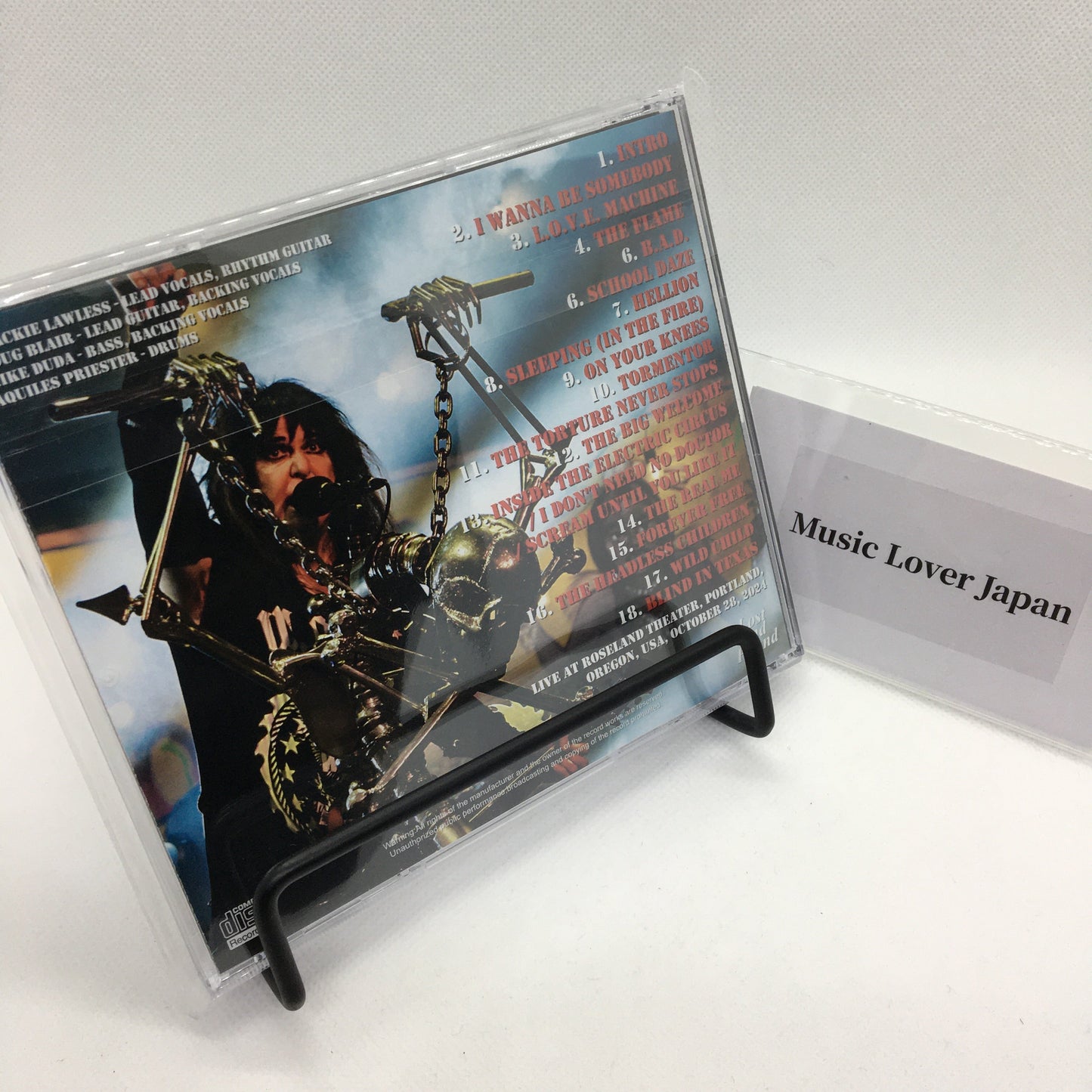 WASP / ÁLBUM UNO VIVO EN PORTLAND 2024 (1CDR)