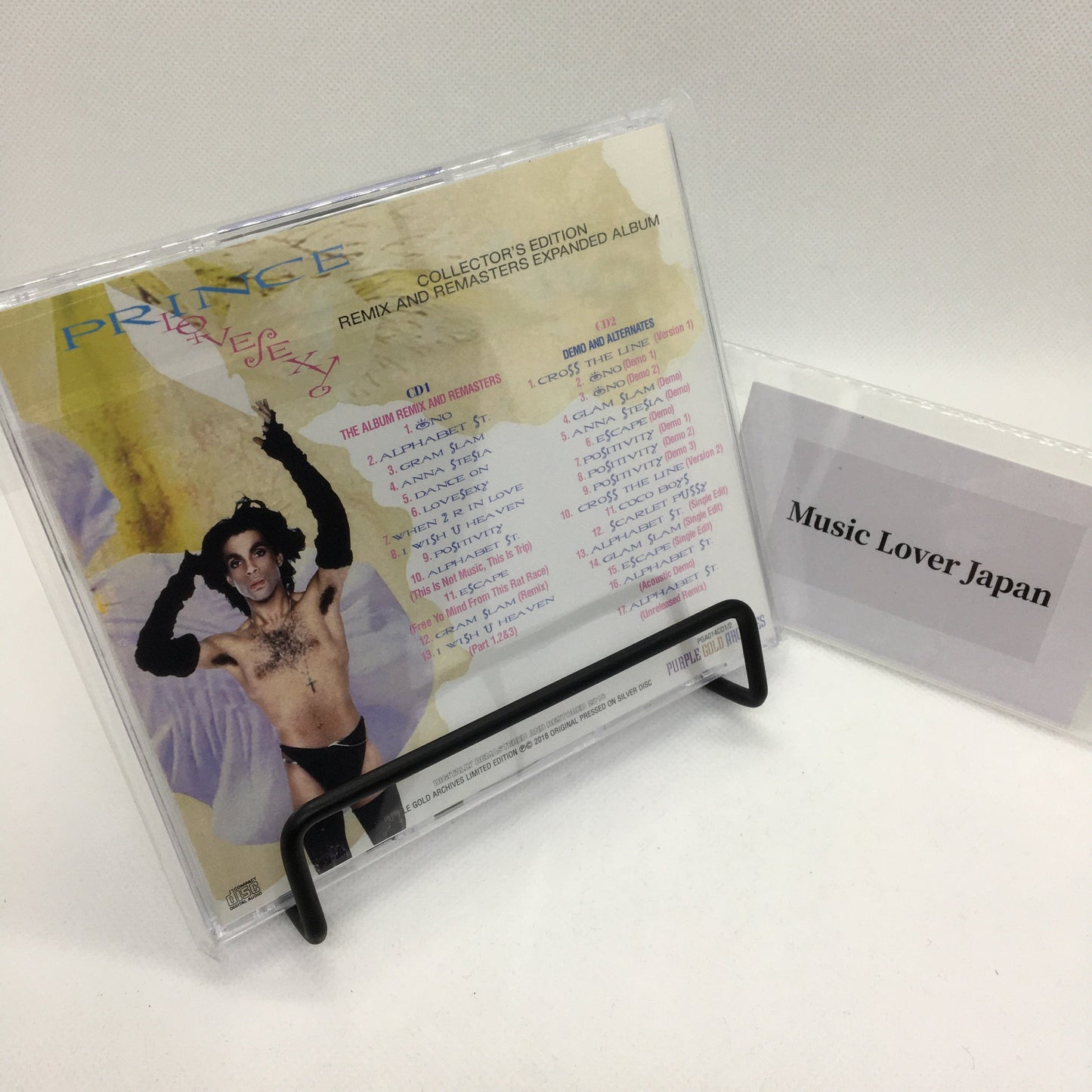 Prince Lovesexy Remix And Remasters Love Sexy Collector's Edition 2CD PGA