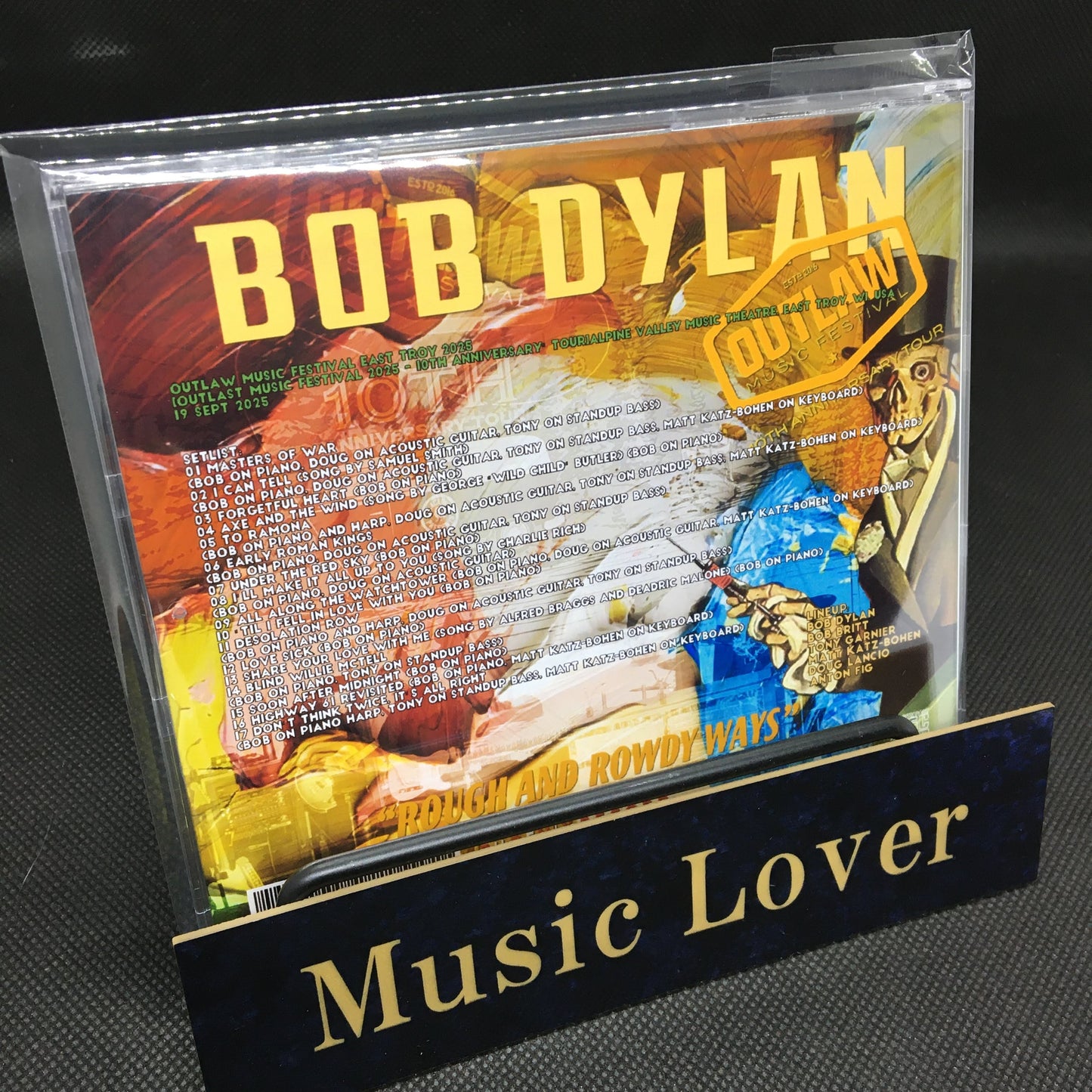 Bob Dylan / Outlaw Music Festival East Troy 2025 (1CDR)