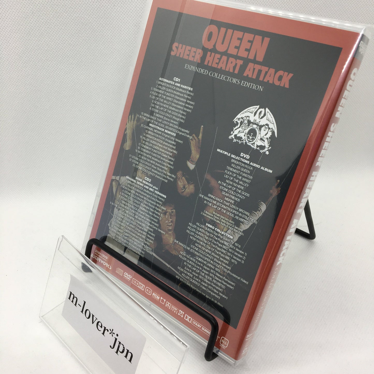 Queen Sheer Heart Attack Expanded Collector's Edition 2CD 1DVD Set