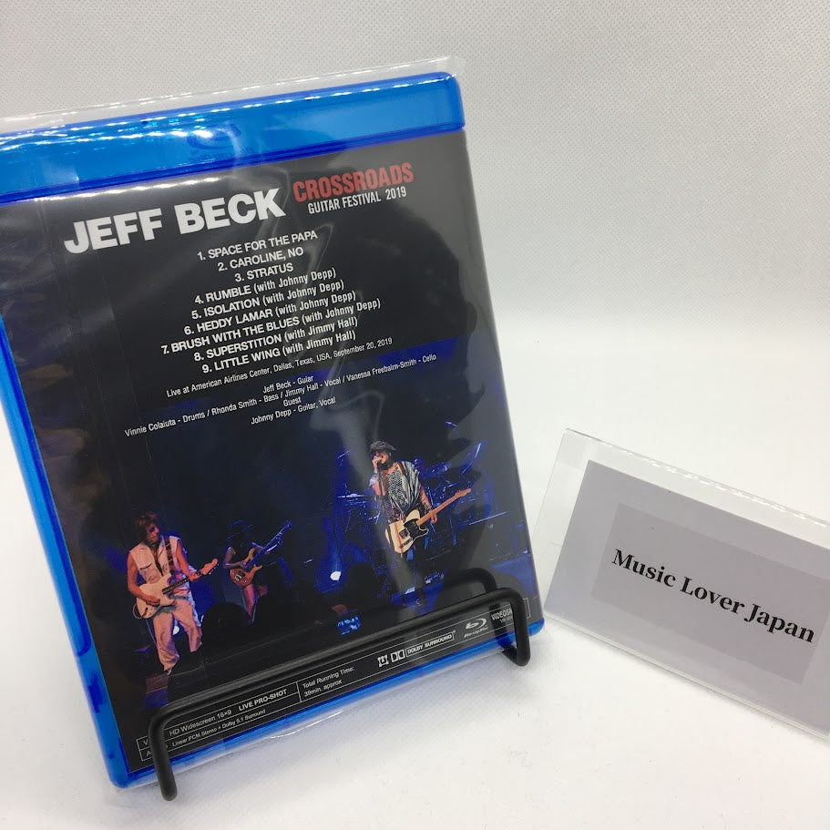 Jeff Beck + Johnny Depp / Crossroads Guitar Festival 2019 Blu-ray 1BDR