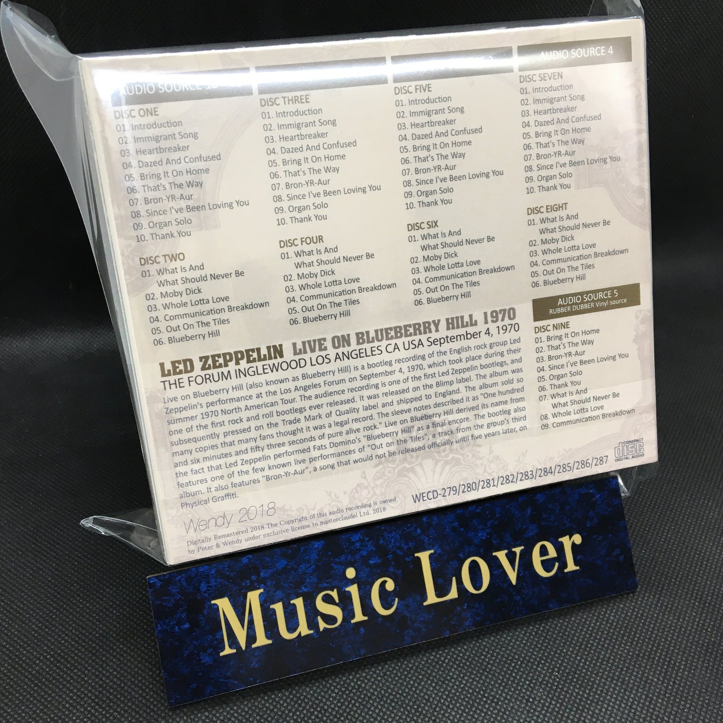 LED ZEPPELIN / LIVE ON BLUEBERRY HILL 1970 【9CD】