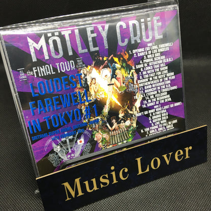 Motley Crue / Loudest Farewell in Tokyo #1 Live in Japan 2015 (2CDR)