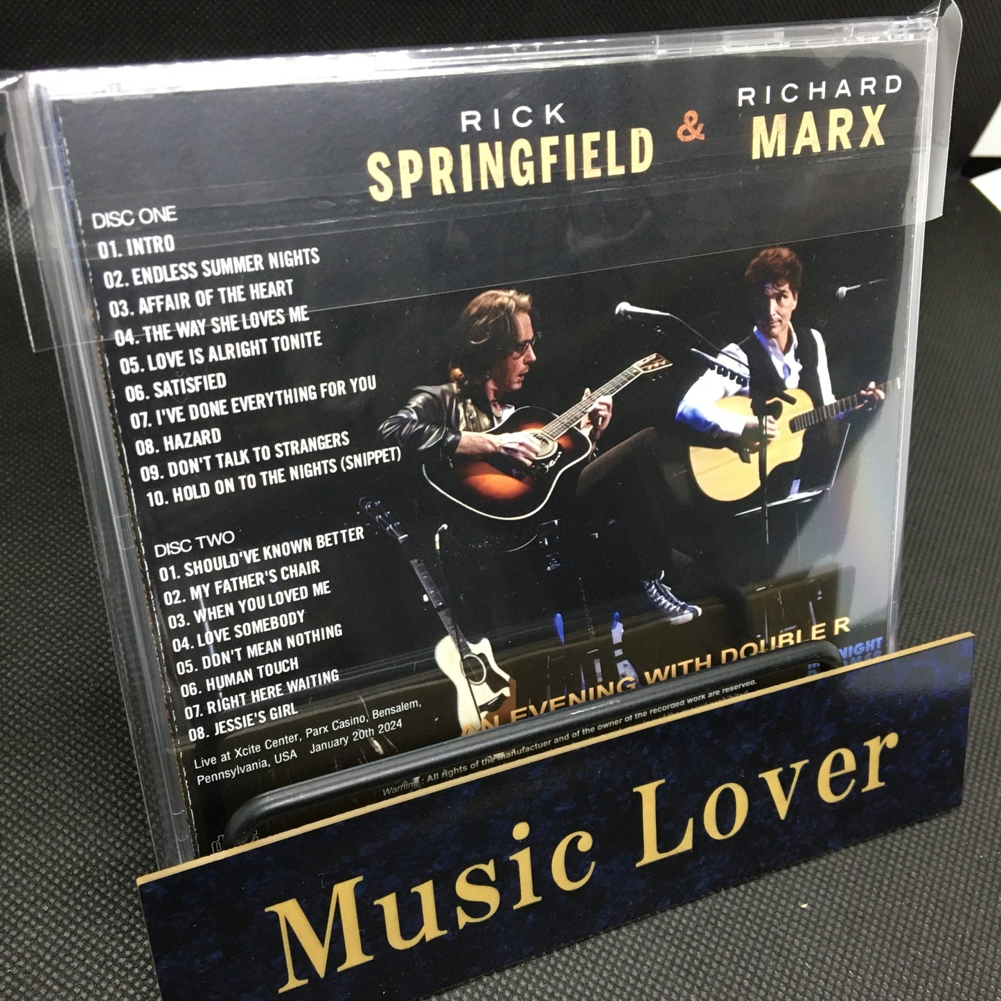 RICK SPRINGFIELD & RICHARD MARX / AN EVENING WITH DOUBLE R (2CDR)