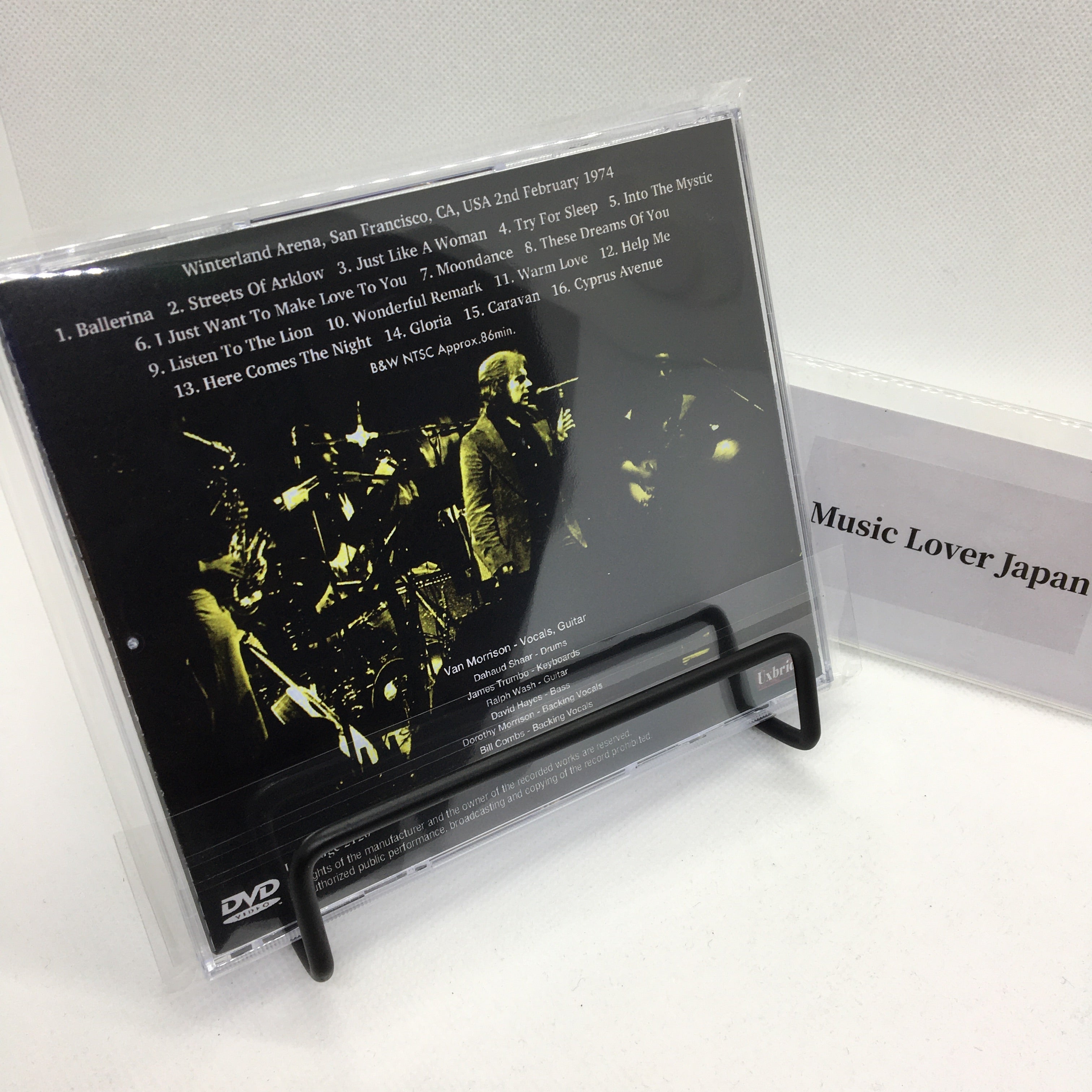 VAN MORRISON / WINTERLAND 1974 (1DVDR) – WORLD MUSIC LOVER
