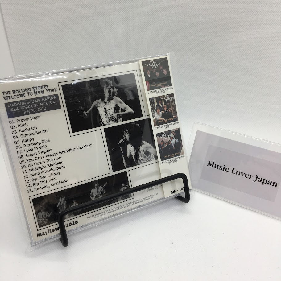 THE ROLLING STONES 1972 WELCOME TO NEW YORK 1CD