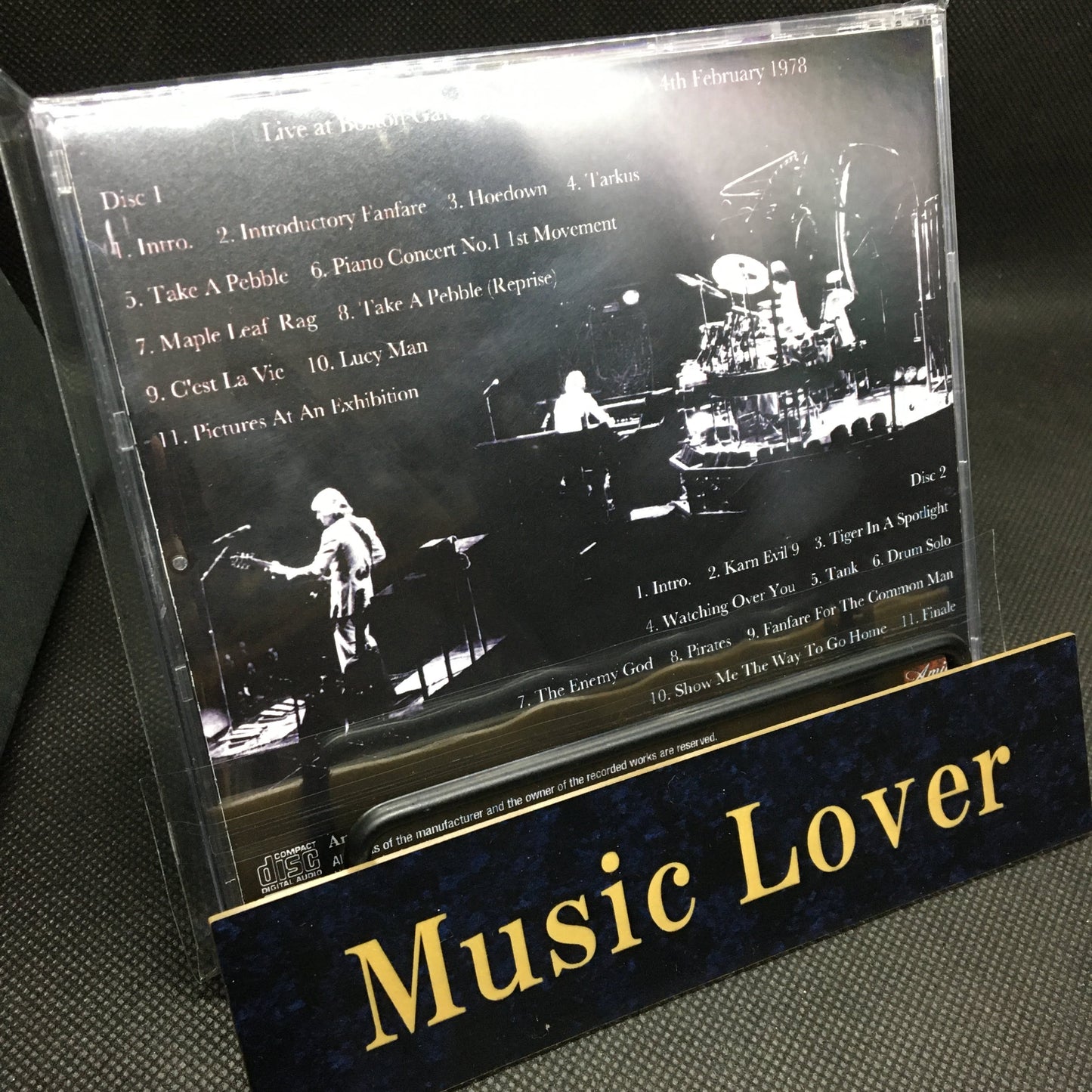 EMERSON, LAKE & PALMER / BOSTON 1978 DAN LAMPINSKI MASTER (2CDR)