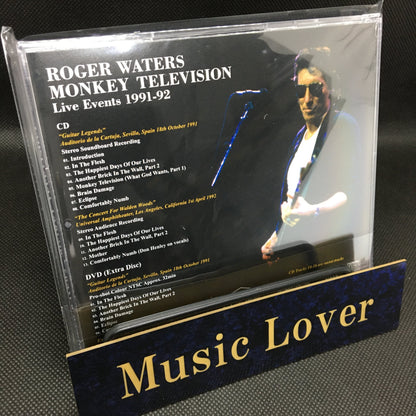 ROGER WATERS / MONKEY TELEVISION: LIVE EVENTS 1991-92 SOUNDBOARD (1CD+1DVD)