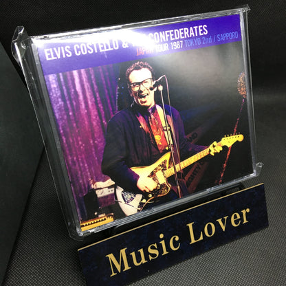 ELVIS COSTELLO & THE CONFEDERATES  / JAPAN TOUR 1987 TOKYO 2nd + SAPPORO SOUNDBOARD (3CDR)