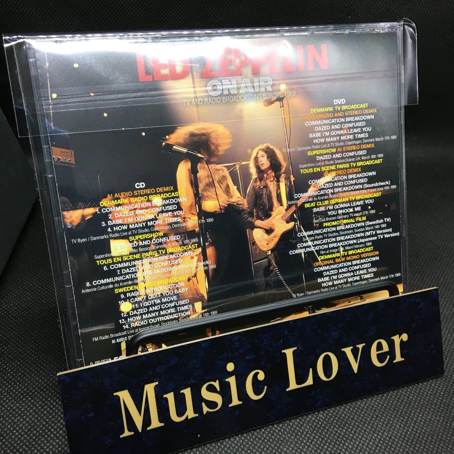 LED ZEPPELIN / ON AIR TV AND RADIO BROADCASTING EUROPE 1969  CD&DVD SPECIAL EDITION (1CD+1DVD)