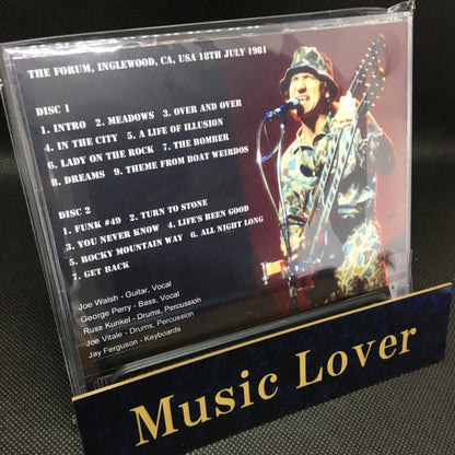 JOE WALSH / L.A. FORUM 1981 MIKE MILLARD FIRST GENERATION TAPES (2CDR)