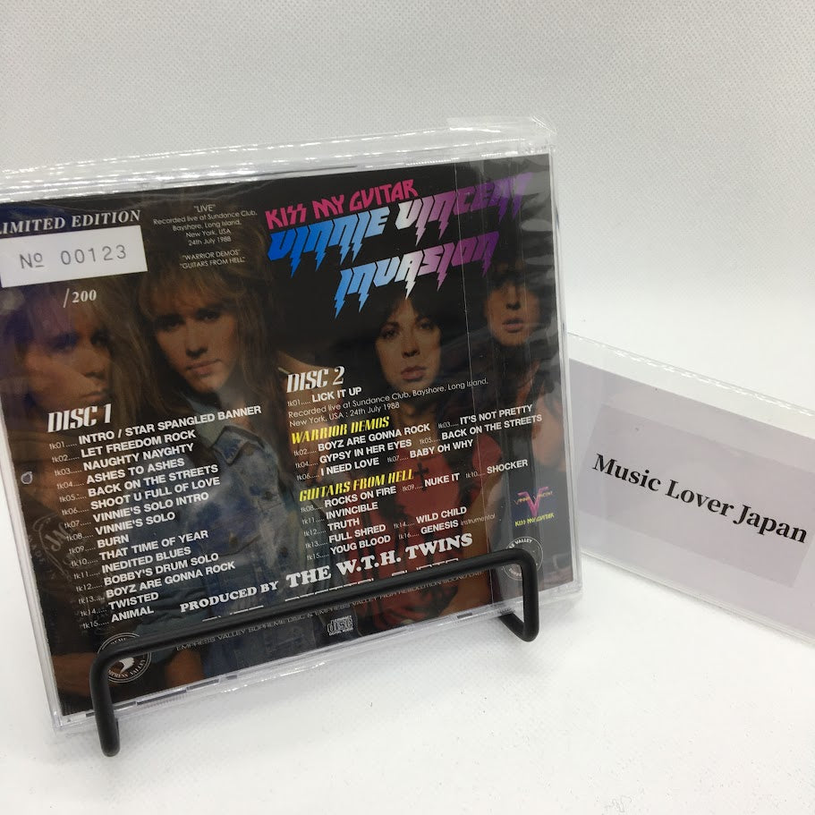 Vinnie Vincent Invasion Kiss My Guitar Kiss VVI Empress Valley 2CD