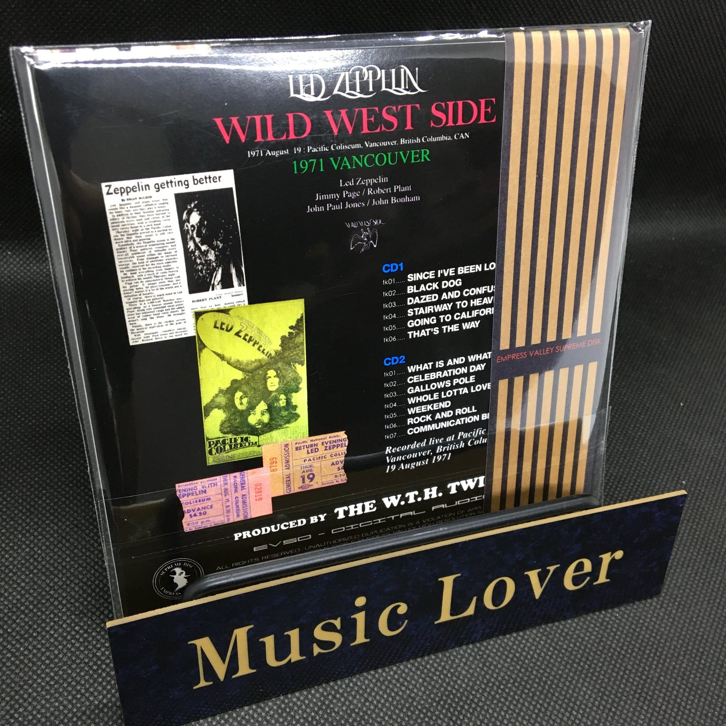 Led Zeppelin / Wild West Side (2CD) Empress Valley