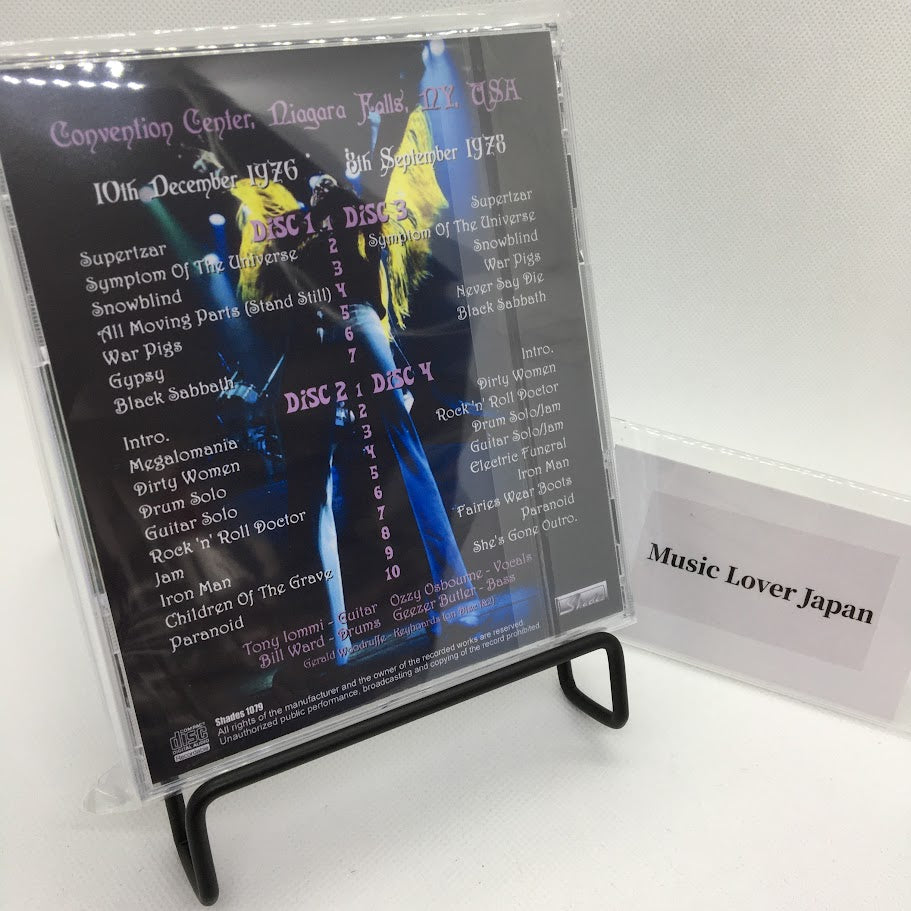 BLACK SABBATH / ALLE CASCATE DEL NIAGARA 1976/1978 (4CDR)