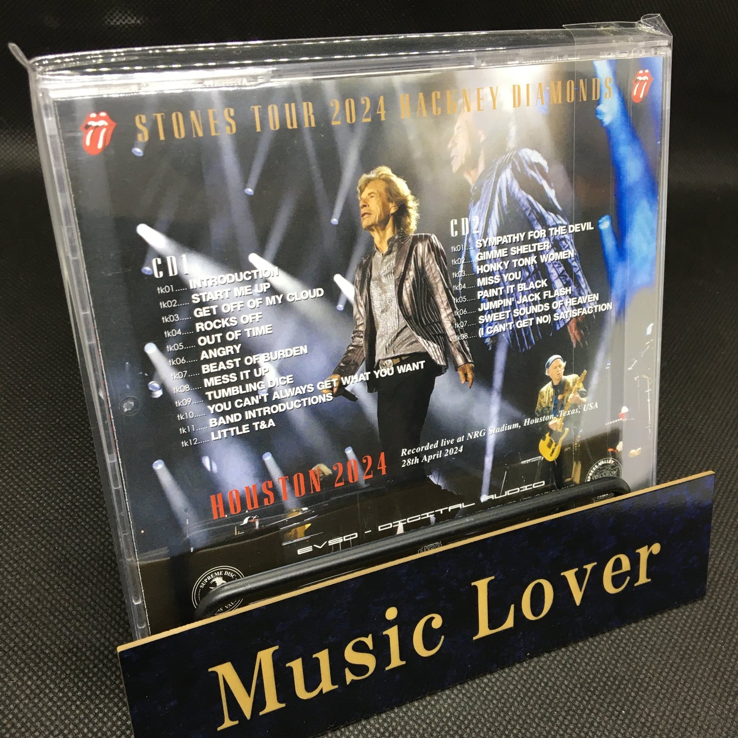 THE ROLLING STONES / HOUSTON 2024 NUEVA ORLEANS 2024 EAST RUTHERFORD 2024 3 Set (6 CD)