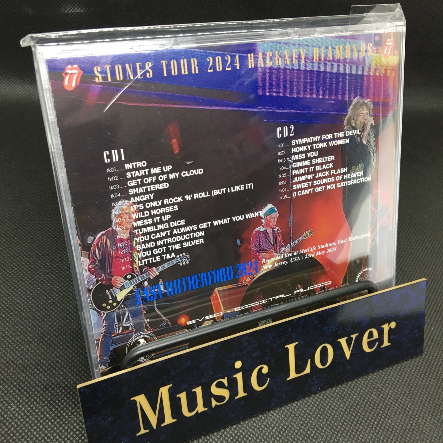 THE ROLLING STONES / HOUSTON 2024 NUEVA ORLEANS 2024 EAST RUTHERFORD 2024 3 Set (6 CD)
