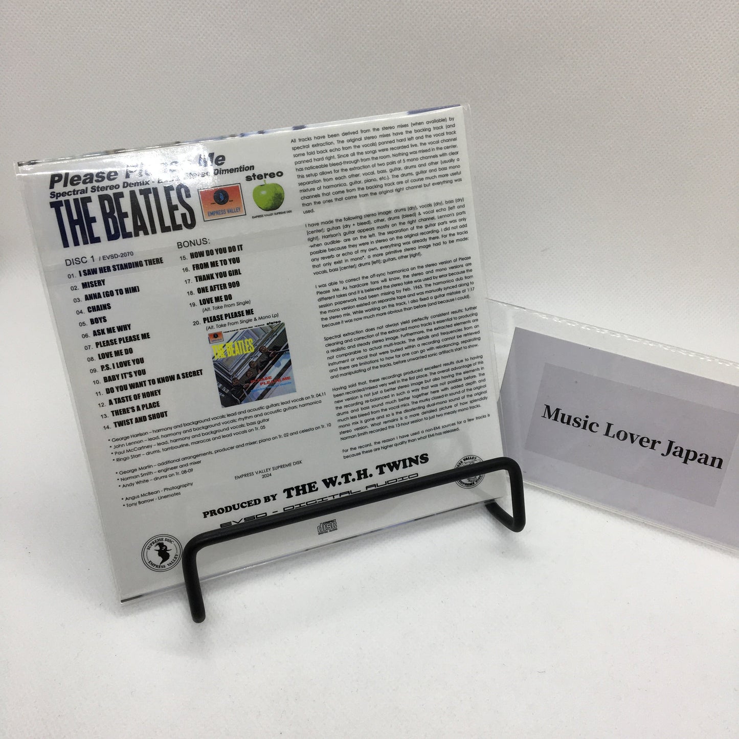 THE BEATLES / PLEASE PLEASE ME DEMIX Prof Stoned Version (1CD)