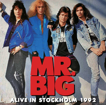 MR. BIG / ALIVE IN STOCKHOLM 1992 SOUNDBOARD (1CDR)