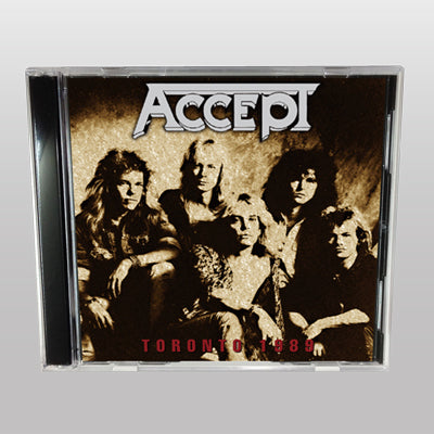 ACCEPT / TORONTO 1989 (1CDR)