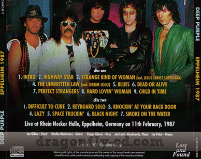 DEEP PURPLE / EPPELHEIM 1987 (2CDR)