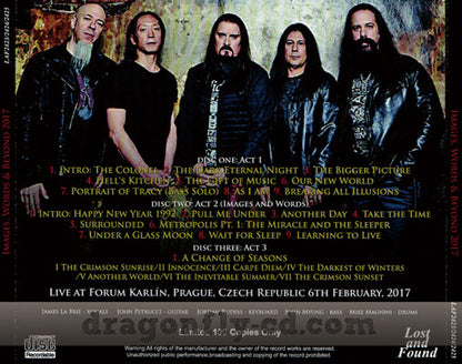 DREAM THEATER / IMAGES, WORDS & BEYOND 2017 (3CDR)