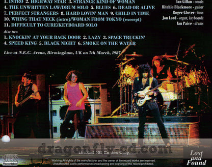 DEEP PURPLE / FIRST NIGHT IN BERBINGHAM 1987 (2CDR)