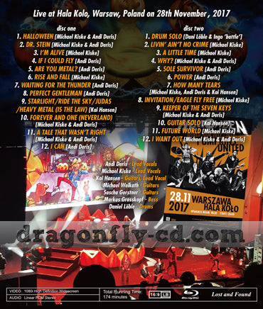 HELLOWEEN / PUMPKINS UNITED IN WARSAW 2017 (2BDR)