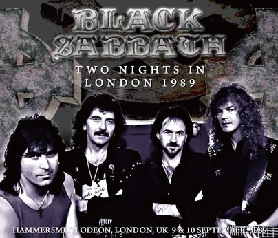 BLACK SABBATH / TWO NIGHTS IN LONDON 1989 (3CDR)