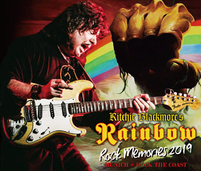 RITCHIE BLACKMORE’S RAINBOW / ROCK MEMORIES 2019 MUNICH + ROCK THE COAST (2CDR+1DVDR)