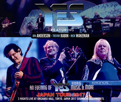 YES con Anderson, Rabin y Wakeman / Gira por Japón 2017 (6 CD)