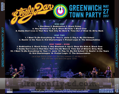 STEELY DAN / GREENWICH TOWN PARTY 2017 (2CDR+1DVDR)