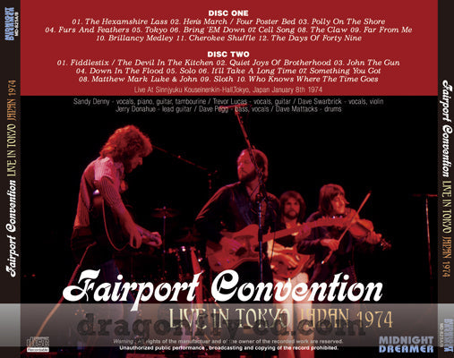 FAIRPORT CONVENTION / LIVE IN TOKYO: JAPAN 1974 (2CDR)