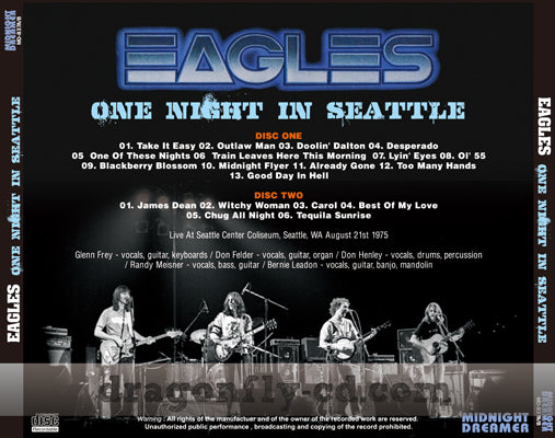 EAGLES / ONE NIGHT IN SEATTLE (2CDR)
