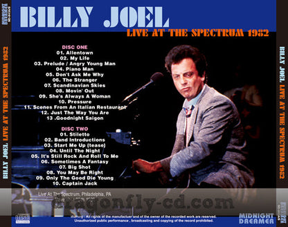 BILLY JOEL / LIVE AT THE SPECTRUM 1982 (2CDR)