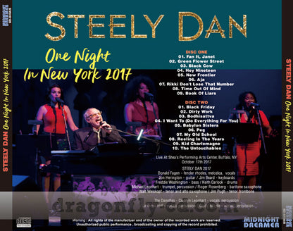 STEELY DAN / ONE NIGHT IN NEW YORK 2017 (2CDR)