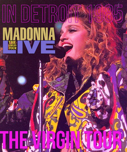 Madonna / The Virgin Tour In Detroit 1985 Pro-shot (1BDR)