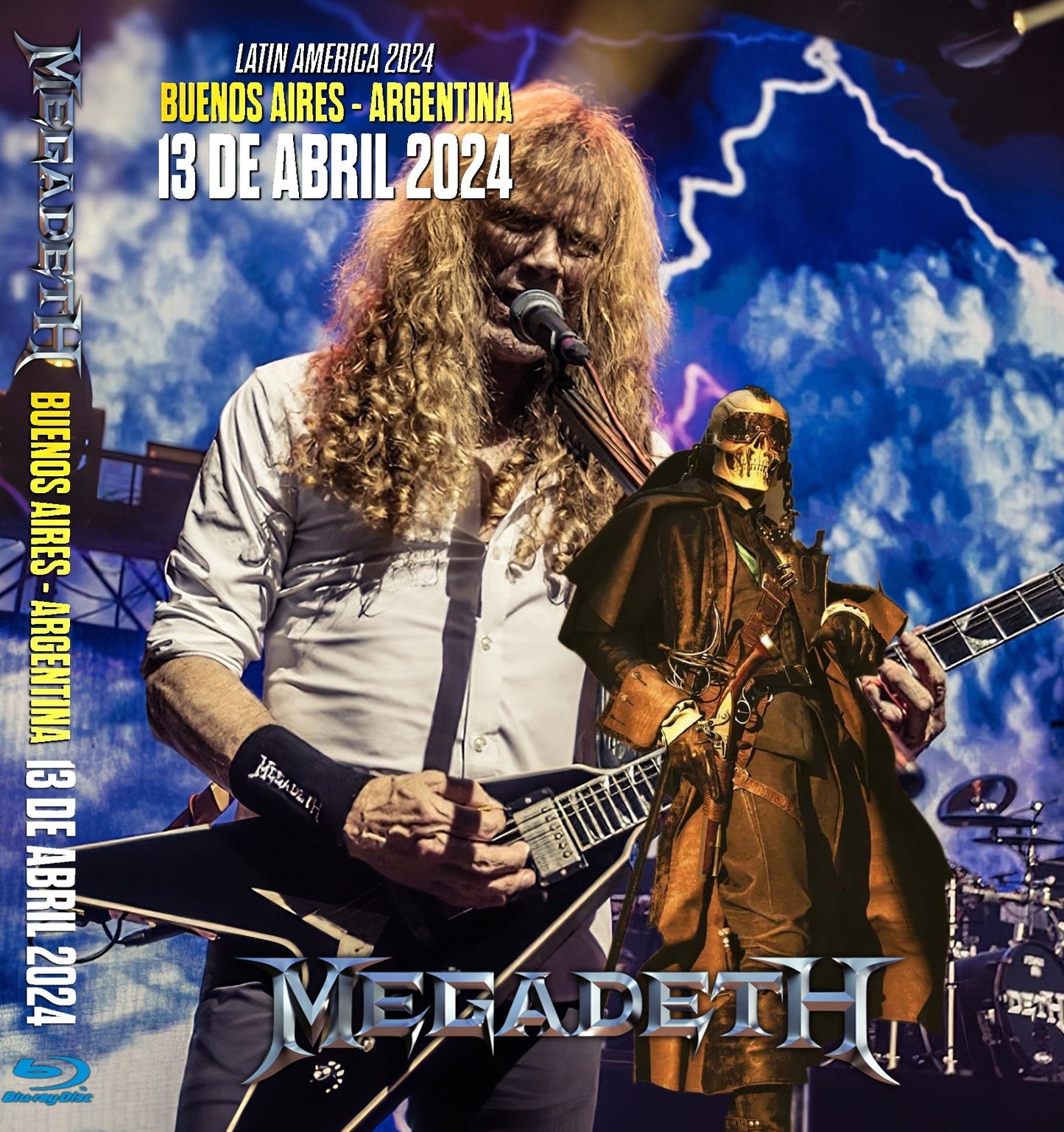 Megadeth / Crush the World Gira Sudamericana 2024 PRO SHOT (1BDR)