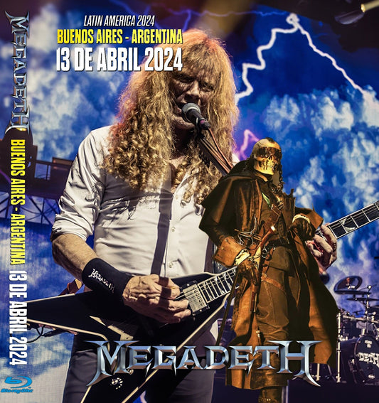 Megadeth / Crush the World Gira Sudamericana 2024 PRO SHOT (1BDR)