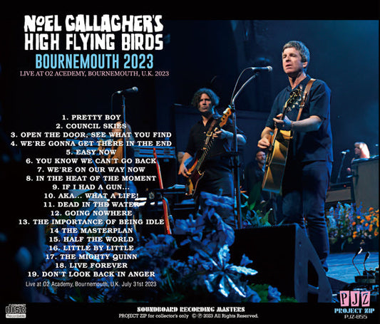NOEL GALLAGHER'S HIGH FLYING BIRDS / BOURNEMOUTH 2023 (1CDR)